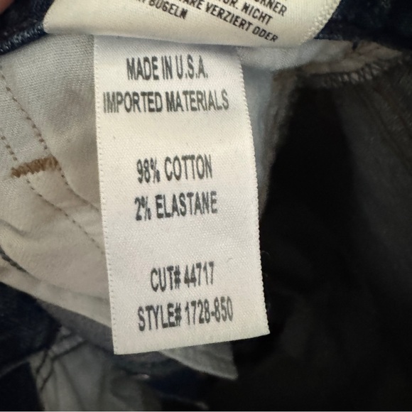 Made in USA Citizens of Humanity Olivia High Rise Slim Ankle Jeans Size 25 - Picture 8 of 9